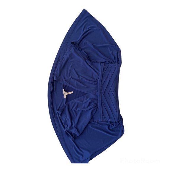 BCBGeneration Blue Pleated Women's Dress Size Small - Picture 6 of 10